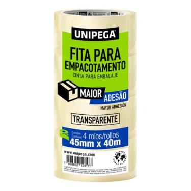 Imagem de Fita Empacotamento Inc12x4 Shrink 45mm x 40mm Unipega