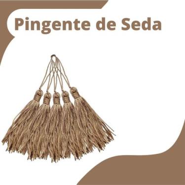 Imagem de Pingente De Seda Tassel - Caramelo - Com 100 Unidades - Nybc