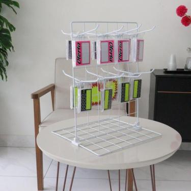 Imagem de Expositor para Chaveiro e Bijuteria 0,30 x 0,40m com 16 Ganchos - LM B