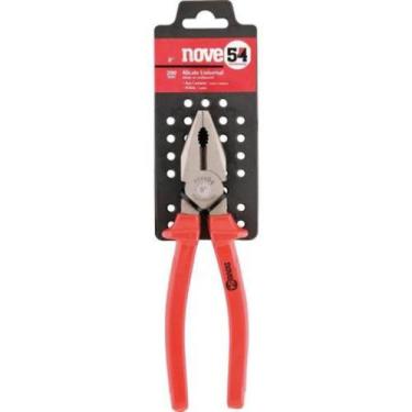 Imagem de Alicate universal 8" aço carbono polido plastificado - Nove54