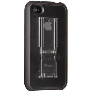 Imagem de Philips Capa híbrida com suporte para iPhone 4 - transparente/preta