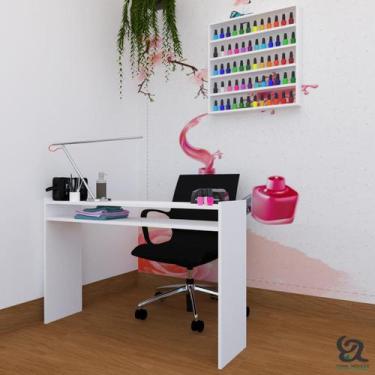 Imagem de Kit Mesa Manicure Completa Com Expositor De Esmaltes Unha - Yama Móvei