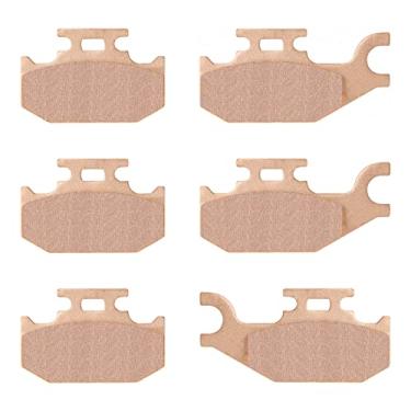 Imagem de Conjunto de pastilhas de freio sinterizadas dianteiras e traseiras para Can-Am Outlander 400, 500, 650, 800 2004-2012, Bombardier DS 650 2000-2007, Bombardier 330 400 650 800 2003-2006, 3 conjuntos