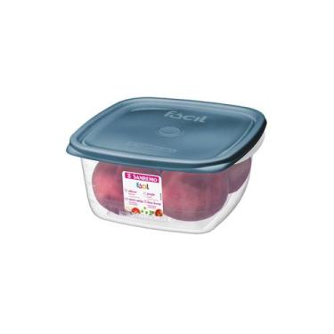 Imagem de Pote Quadrado Fácil Verde 1950ml - Sanremo, Verde