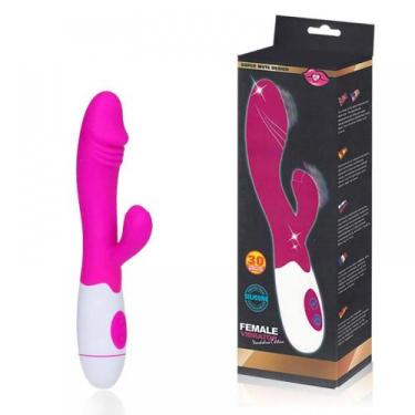 Imagem de Vibrador Recarregável e Estimulador de Clitóris Female - Pink - Pretty