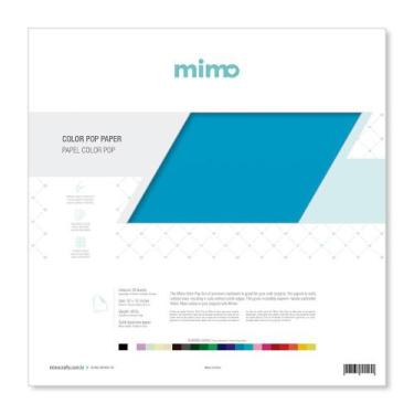 Imagem de Papel Color Pop Azul Água Mimo - 30,5 x 30,5 cm - 180 gr - 25 unds