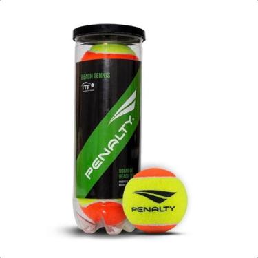 Imagem de Kit Tubo com 3 Bolas de Beach Tennis Penalty Tenis Praia Stage 2