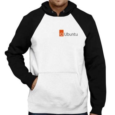 Imagem de Moletom Ubuntu Linux - Foca na Moda, Branco, Preto, M