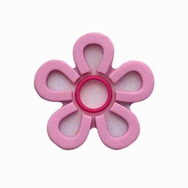Imagem de Kit 50 Peças aplique Emborrachado Flor Rosa- Claro - RAE