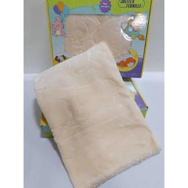 Imagem de Cobertor Infantil Touch Texture Relevo Jolitex Ternille, Neutro