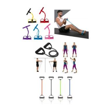 Imagem de Super 2 elasticos para exercicios original para malhar na academia e e