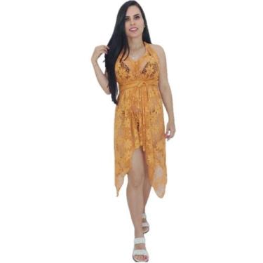 Imagem de Vestido de ponta saída de praia rendado - Tropicana Modas, Único 38 ao