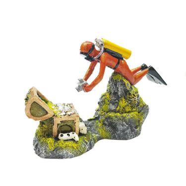 Imagem de Mergulhador Oxigenador Com Baú Laranja