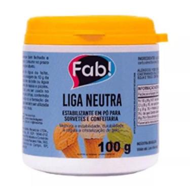 Imagem de Liga Neutra 100g FAB (Estabilizante em Pó Para Sorvetes e Confeitaria)