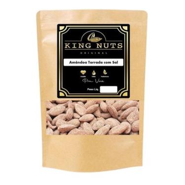 Imagem de Amêndoas Chilena Torrada Com Sal 1kg - KING NUTS