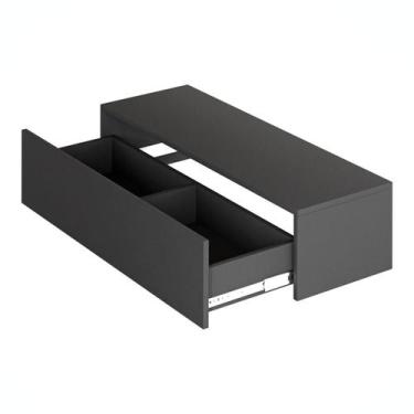 Imagem de Gaveteiro Duas Divisórias Mdf Espaços Organizador Penteadeira Elegante