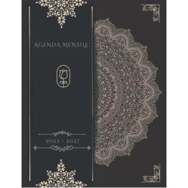 Imagem de Agenda 5 Anni 2023-2027: 5 anni | Agenda Giornaliera pianificatore mensile per 5 anni Calendario 2023-2027 |60 mesi Planner annuale Calendario ... | Agenda Giornaliera, Diario, Formato A4