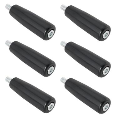 Imagem de Be In Your Mind 6 peças M10 alças giratórias manivela M10 x 18 mm manivela de nylon manivela para máquina de marcenaria, fresadora, máquina de torno