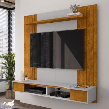 Imagem de Painel para TV Até 55 Polegadas Ipanema 1 Prateleira Naturallle/Off White - Móveis Bechara