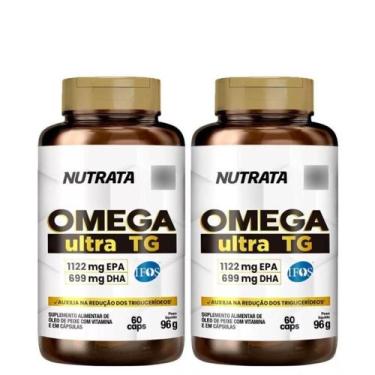 Imagem de Combo 2 Omega 3 Ultra Tg Selo Ifos Epa 1122 Dha 699 Nutrata
