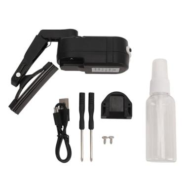 Imagem de Limpador de Capacete de Motocicleta Recarregável, Interruptor de 2 Velocidades, Limpador de Para-brisa de água para Moto, Viseira de Moto, Bateria de 800mAh, Limpador de Viseira