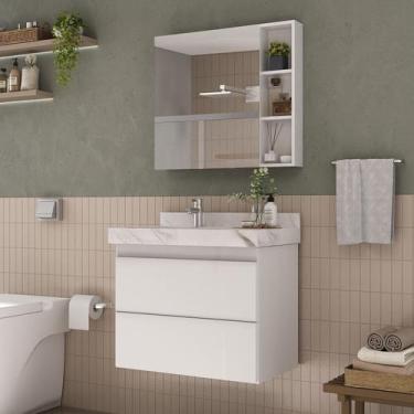 Imagem de Espelheira para Banheiro Plus Size 80cm - Bumi