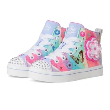 Imagem de Skechers Tênis feminino TWI-Lites 2.0-Flower Burst 314384l (criança pequena), Multi, 12.5 Little Kid