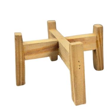 Imagem de Tripé De Madeira Para Vasos Suporte M Decoração Planta - INSPIRA FLORA