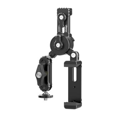 Imagem de HollyWave Suporte de Montagem p/Cerca, Câmera de Ação e Celular, Cabeça Esférica 360°, Fixação Segura, Adaptador GoPro