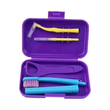 Imagem de Kit Portátil de Limpeza Dentária com Escova e Escova Interdental Remov