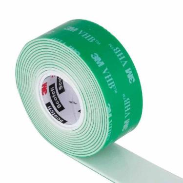 Imagem de Fita Dupla-Face Fixa Forte 24mm x 2 metros  Scotch - 3m, Verde