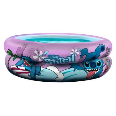 Imagem de Piscina Inflavel Infantil 21L 60cm 2 Aneis Stitch Disney