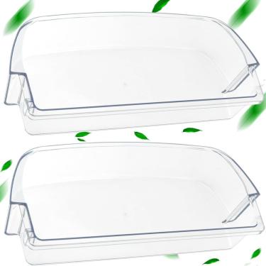 Imagem de Compartimento de prateleira para porta de geladeira, pacote com 2 unidades para Whirlpool Kenmore