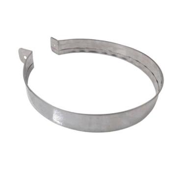 Imagem de Abraçadeira 7 Polegadas Inox 430 Para Duto De Churrasqueira - INOX LAU