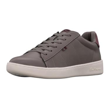 Imagem de Ben Sherman Men's Hampton Sneaker, Warm Grey/Whisper White/Port, 10