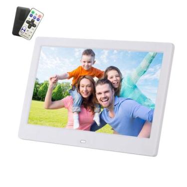 Imagem de Porta Retrato Digital 7'' Som Video Com Controle Remoto Mp3 Mp4 Calend