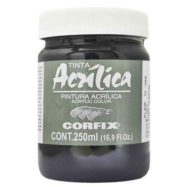 Imagem de Tinta Acrílica Color Corfix 250ml G1 - 80300, 033 - GRIS DE PAYNE