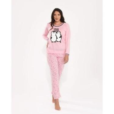 Imagem de Pijama Feminino Manga Longa Outono Inverno Linha Noite-Feminino