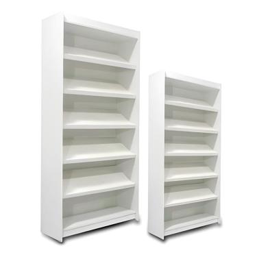 Imagem de Estante Sapateira Expositor Branco 185X92X32Cm - Deep