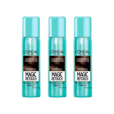 Imagem de Coloraçao Loreal Magic Retouch 75Ml Spray Castanh Escuro-3Un