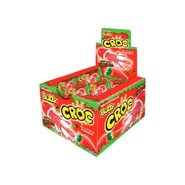 Imagem de Chiclete Buzzy Croc Morango C/40 Unids - 172g