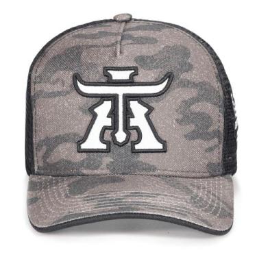 Imagem de Boné Trucker Telinha Camuflado Atrevidu's Country, Camuflado, Preto, Ú