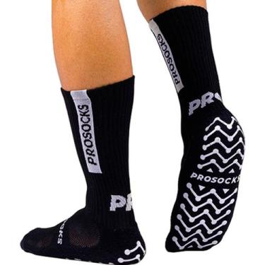 Imagem de Meia Esportiva Futebol UltraGrip Original ProSocks, Preto, 38/44