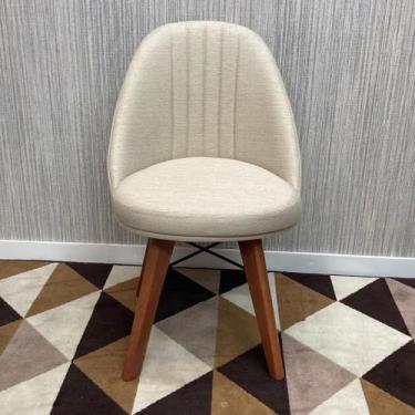 Imagem de Cadeira Talia Fixa - D'Confort Design, Suede Azul A65
