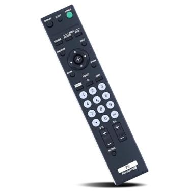 Imagem de Novo controle remoto RM-YD018 para Sony TV, substituição para Sony KDL-32SL130 KDL-26S3000 KDL-32S3000 KDL-46S3000 KDL-40SL130 KDL-40S3000 KDL32S3000 KDL32SL130 KDL46S330 000 K TV LCD Bravia DL40SL130