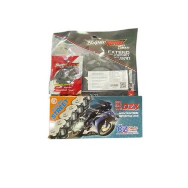 Imagem de Kit de relacao completo honda cb650f/cbr650 sp/cz chain - SUPERSPROX