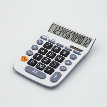 Imagem de Calculadora Mesa Grande 12 Dígitos Solar Financeiro Moderna - Mori, Br