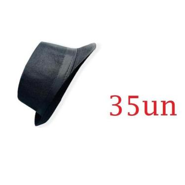 Imagem de Chapéu Malandro Preto Panama Palha- 35Un - Lynx Produções