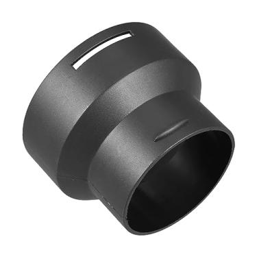 Imagem de Unifizz Conector de duto de duto de junção de ar reto para carro tubo preto 75 mm a 60 mm