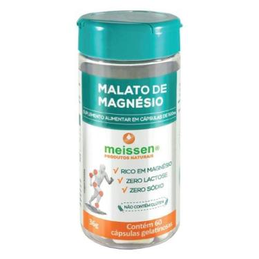 Imagem de Malato de Magnésio 500mg 60 cápsulas - Meissen